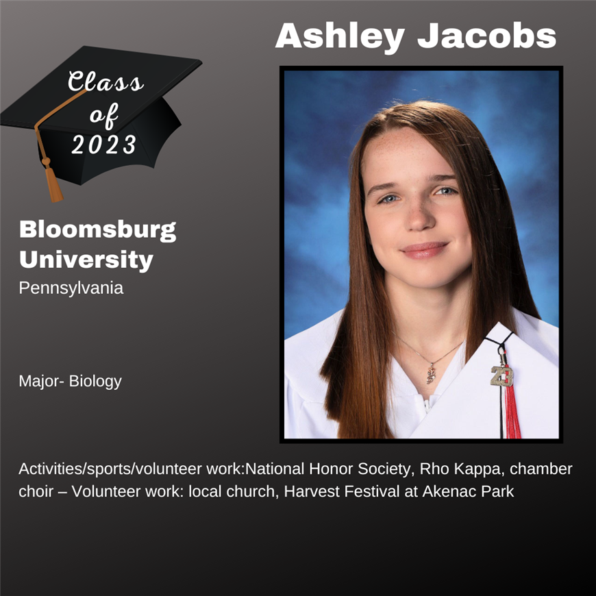 Top 25 Grad, Ashley Jacobs